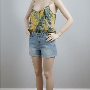 SHEIN Tropical Print Babydoll Cami Top – XL – New (No Tags)